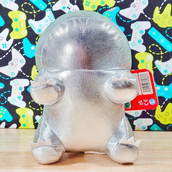 Pokemon 25th Anniversary Silver Bulbasaur 8" UltraSoft Video Game Toy Plush NWT - Picture 5 of 7